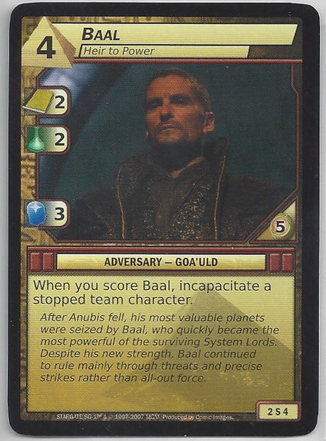 Baal, Heir to Power